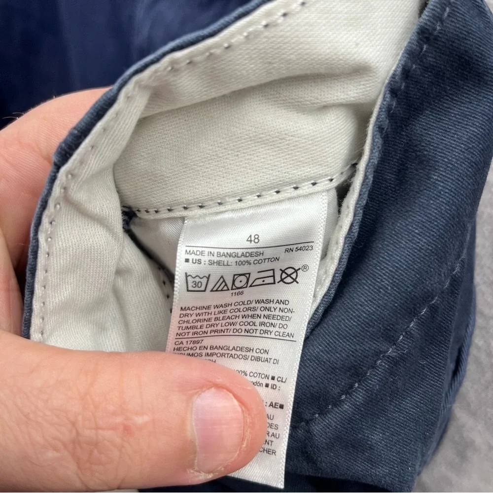 Old‎ Navy Blue Chino Shorts Men’s 48 Big & Tall Navy Preppy comfy 2663
